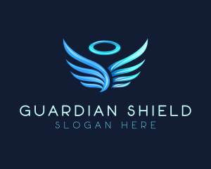Guardian - Cold Wing Halo logo design