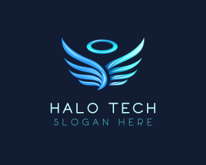 Cold Wing Halo  logo design