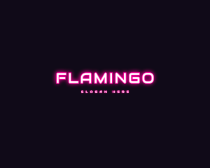 Glowing Technology Startup Logo