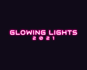 Glowing Technology Startup logo design