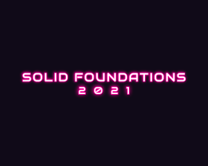Video Game - Glowing Technology Startup logo design