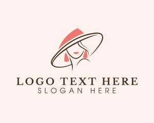 Seamstress - Fashion Hat Apparel logo design