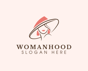 Female - Fashion Hat Apparel logo design