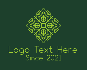 Season - Green Spring Leaf logo design