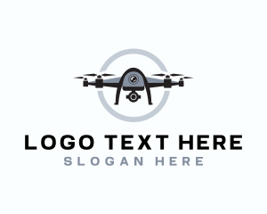 Surveillance - Camera Drone Videography logo design