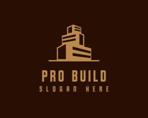 Broker Building Contractor logo design