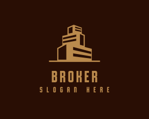 Broker Building Contractor logo design