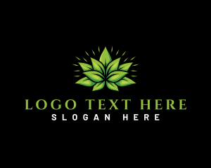 Leaf Garden Botanical Logo