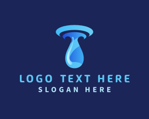 Extract - Liquid Water Drop logo design