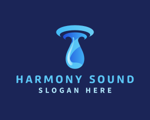 Aroma - Liquid Water Drop logo design