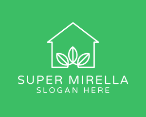 Garden - Minimalist Eco House logo design