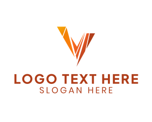 Enterprise - Business Letter V Company logo design