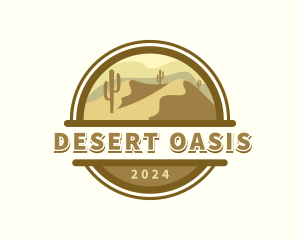 Western Desert Dunes logo design