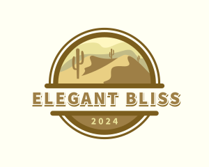 Emblem - Western Desert Dunes logo design