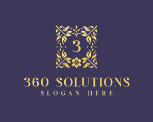 Elegant Flower Boutique logo design