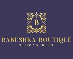 Elegant Flower Boutique logo design