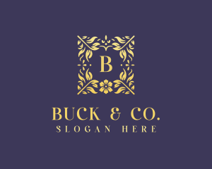 Elegant Flower Boutique logo design