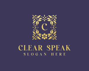 Elegant Flower Boutique logo design