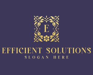 Elegant Flower Boutique logo design