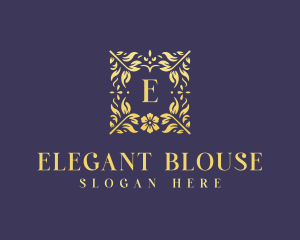 Elegant Flower Boutique logo design