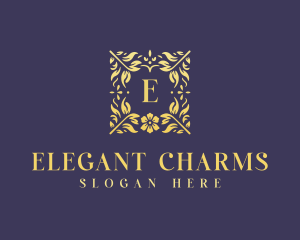 Elegant Flower Boutique logo design