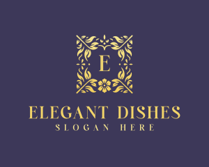 Elegant Flower Boutique logo design