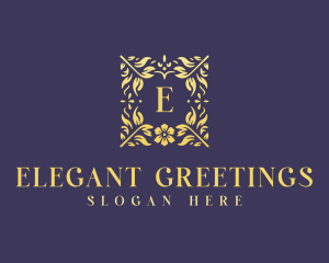 Elegant Flower Boutique logo design