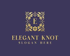 Elegant Flower Boutique logo design