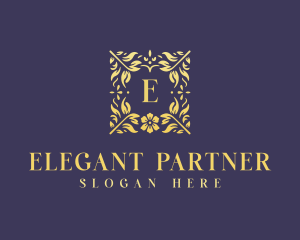 Elegant Flower Boutique logo design