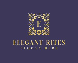 Elegant Flower Boutique logo design