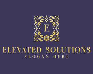 Elegant Flower Boutique logo design