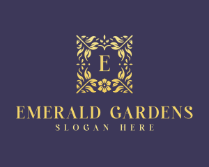 Elegant Flower Boutique logo design