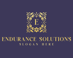 Elegant Flower Boutique logo design