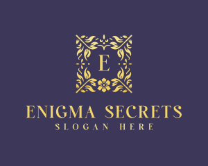 Elegant Flower Boutique logo design