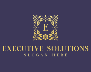 Elegant Flower Boutique logo design