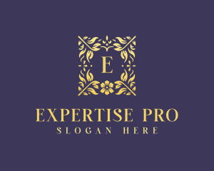 Elegant Flower Boutique logo design