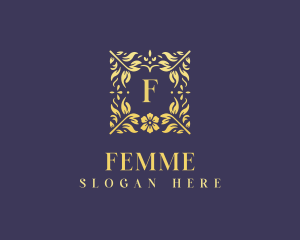 Elegant Flower Boutique logo design