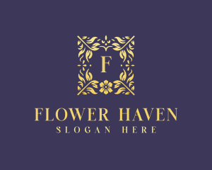 Elegant Flower Boutique logo design