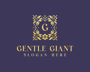 Elegant Flower Boutique logo design