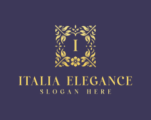 Elegant Flower Boutique logo design