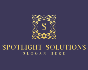 Elegant Flower Boutique logo design