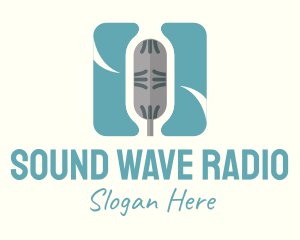 Radio - Radio Microphone App logo design