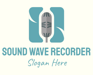 Recorder - Radio Microphone App logo design