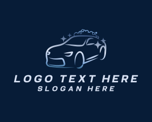 Sedan - Auto Car Wash logo design