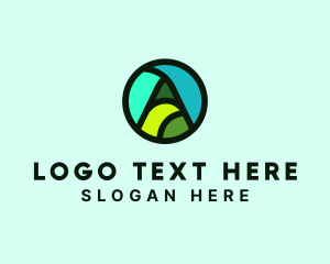 Creative Business Letter A Logo