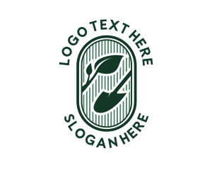Trowel - Spade Plant Landscaping logo design