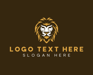 Lion - Lion Jungle Zoo logo design