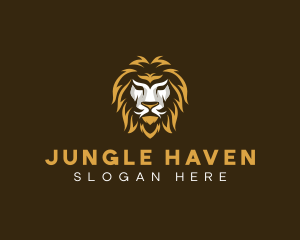 Lion Jungle Zoo logo design