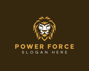 Aggressive - Lion Jungle Zoo logo design