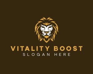Vitality - Lion Jungle Zoo logo design